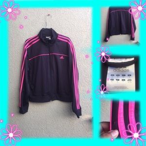 Adidas Pink Jacket - NWOT- Size XL- zipper works